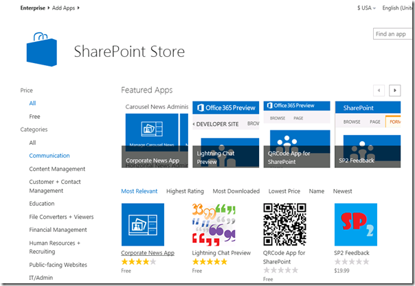 SharePointStoreCommunicationCategory SharePointStoreCommunicationCategory