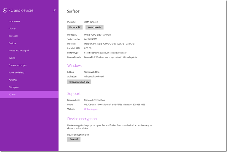 SurfacePro3DeviceEncryption SurfacePro3DeviceEncryption