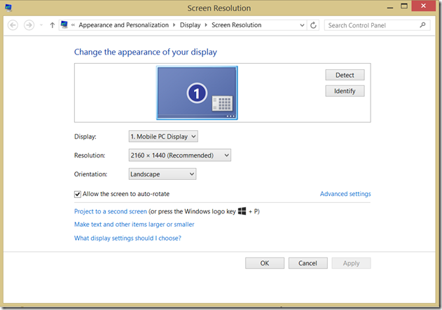 SurfacePro3ScreenResolution SurfacePro3ScreenResolution