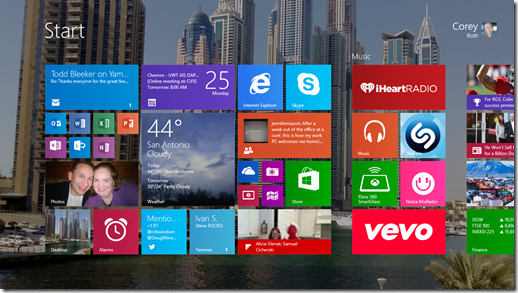 SurfaceRTStartScreen SurfaceRTStartScreen