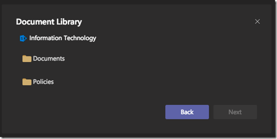 TeamsCloudStorageDocumentLibrary TeamsCloudStorageDocumentLibrary