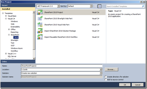 VS11DPNewSharePointProject VS11DPNewSharePointProject