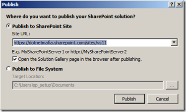 VS11DPPublishSolution VS11DPPublishSolution