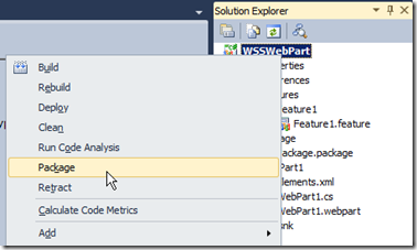 VSS2010Wss3WebPartPackage