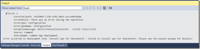 VisualStudioErrorWorkflow VisualStudioErrorWorkflow