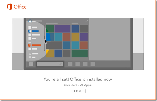 W10B10162Office365Install2016Complete