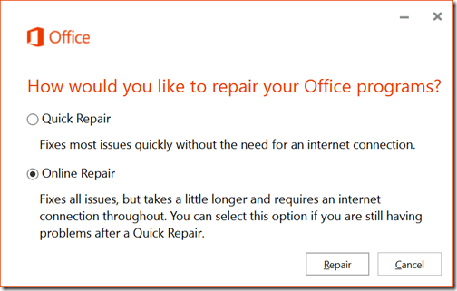 W10B10162Office365OnlineRepair