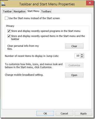 Windows10ReenableStartScreen Windows10ReenableStartScreen